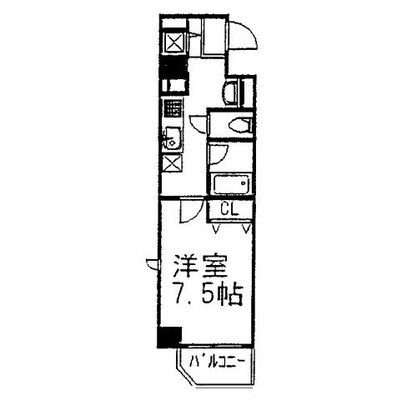 上野学園大学賃貸マンション・1K