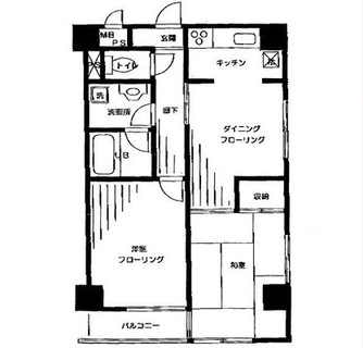 東京都台東区入谷２丁目 賃貸マンション 2LK