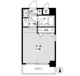 東京都台東区元浅草３丁目 賃貸マンション 1K