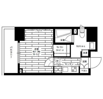 東京都台東区蔵前１丁目 賃貸マンション 1K